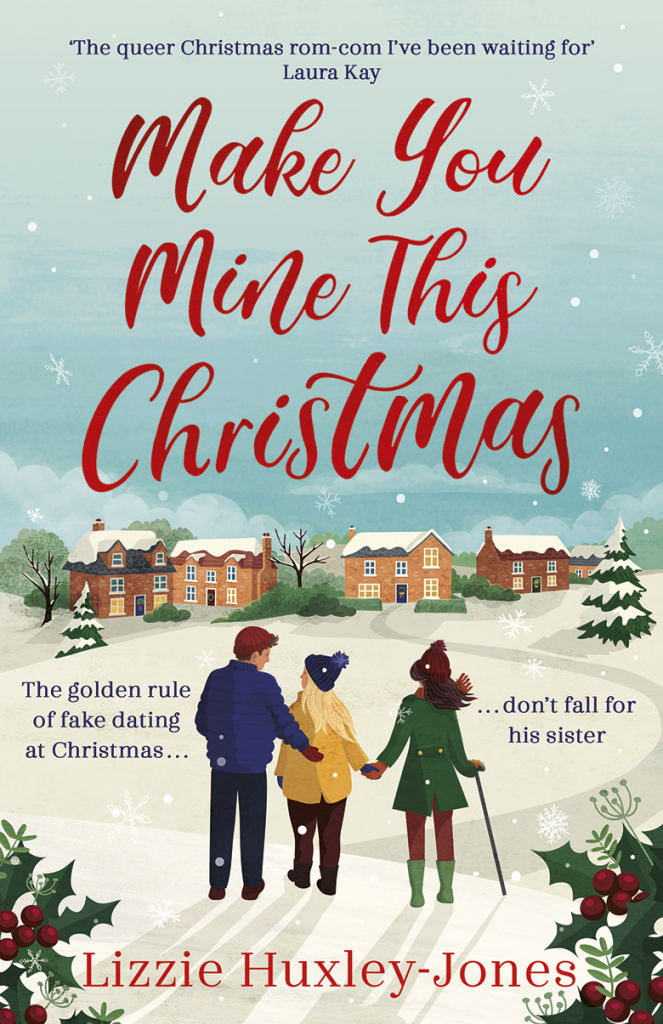 cover of make you mine this christmas by lizzie huxley-jones